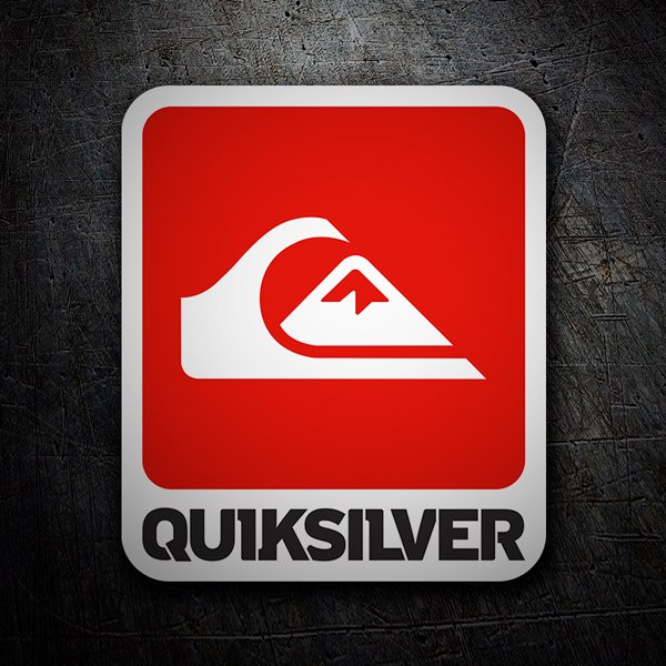 Car & Motorbike Stickers: Quiksilver Wave and Mountain