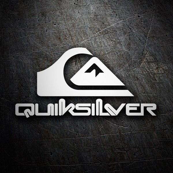 Car & Motorbike Stickers: Quiksilver logo with letters