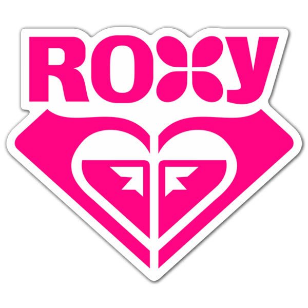 Car & Motorbike Stickers: Roxy pink