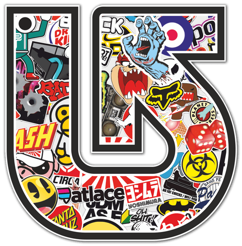 Car and Motorbike Stickers: Burton 2