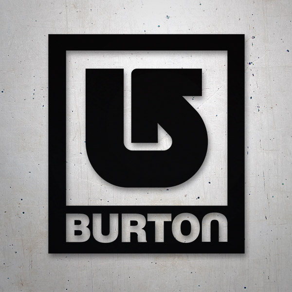 Car & Motorbike Stickers: Burton retro