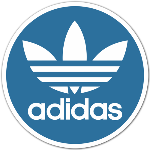 Car & Motorbike Stickers: Adidas