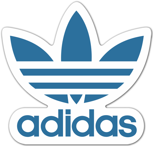 Car & Motorbike Stickers: Adidas logo