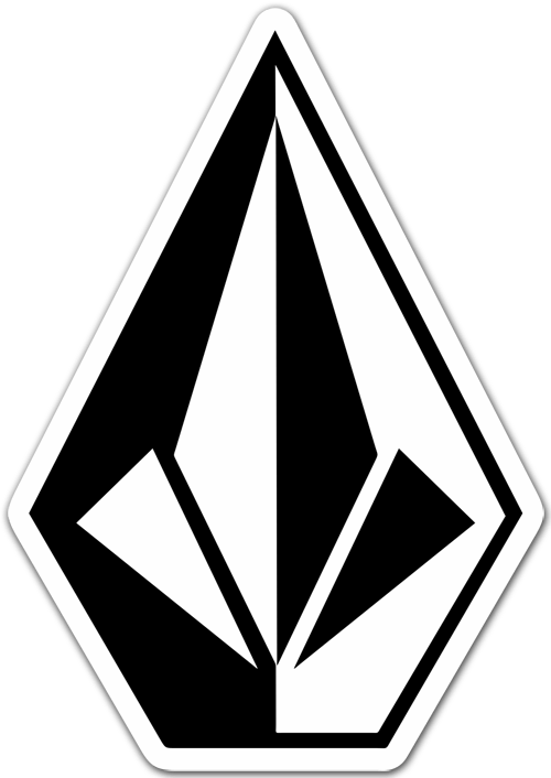 Car & Motorbike Stickers: Volcom Logo