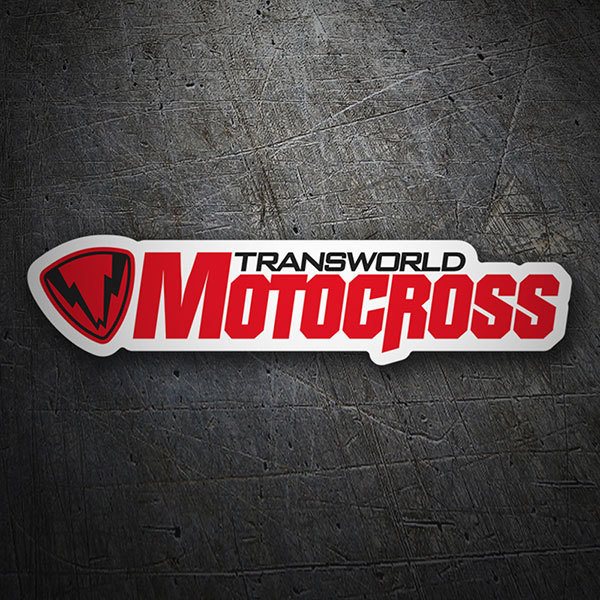 Car & Motorbike Stickers: Transworld Motocross Logo