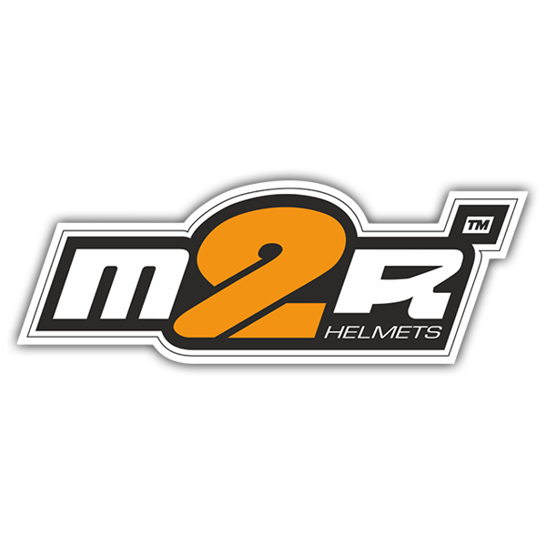 Car & Motorbike Stickers: M2R Helmets