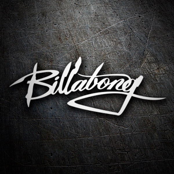 Car & Motorbike Stickers: Billabong stylized logo