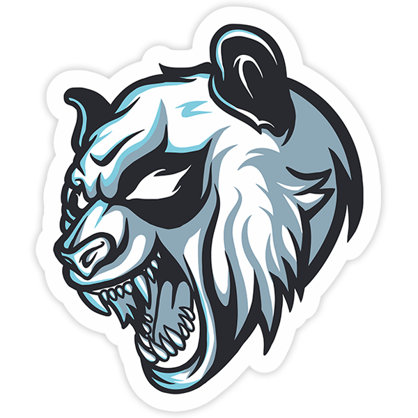 Car & Motorbike Stickers: Rabid Bear