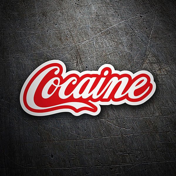 Car & Motorbike Stickers: Cocaine