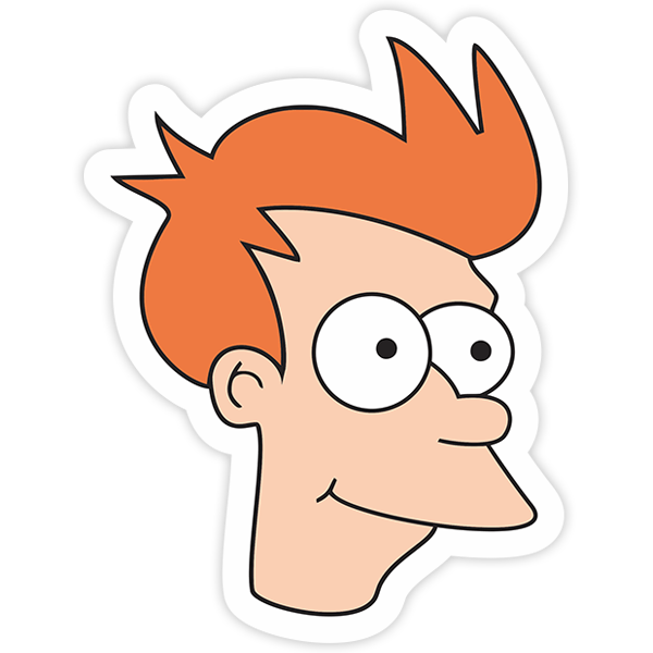 Car & Motorbike Stickers: Philip J. Fry - Futurama