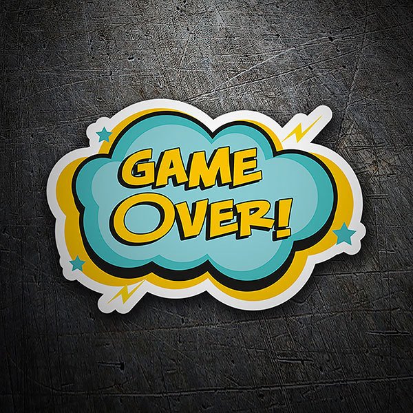 Car & Motorbike Stickers: Game Over
