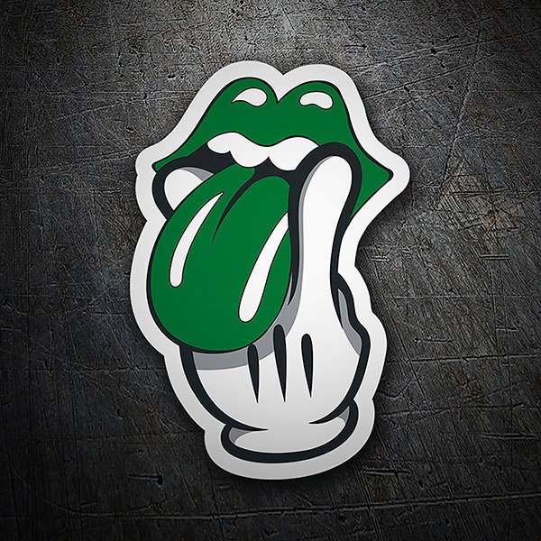 Car & Motorbike Stickers: Obscene tongue of the Rolling Stones