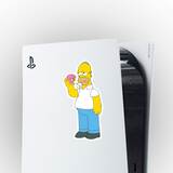 Car & Motorbike Stickers: Homer Simpson eating donuts 5