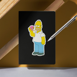Car & Motorbike Stickers: Homer Simpson eating donuts 6