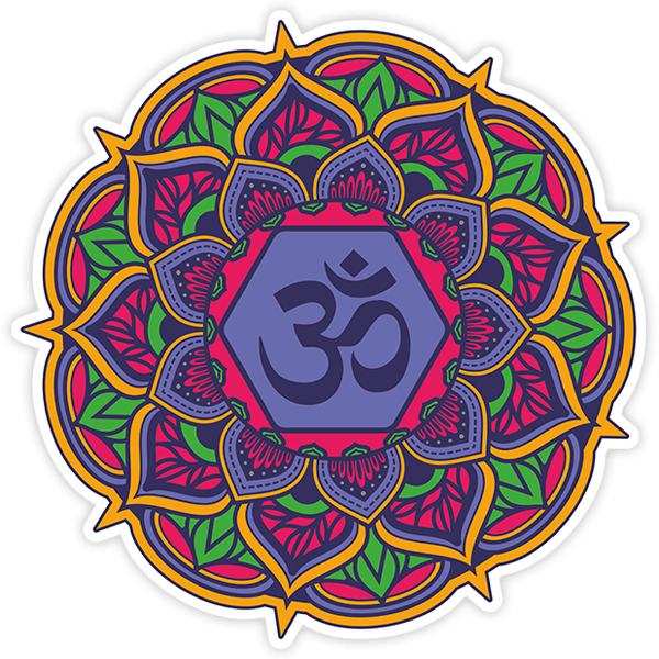 Car & Motorbike Stickers: Mandala Om