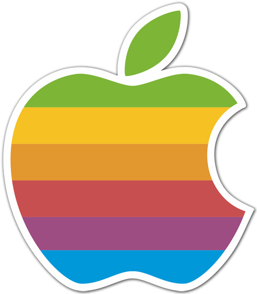 Car & Motorbike Stickers: Apple 1977