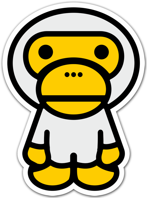 Car & Motorbike Stickers: Baby Milo