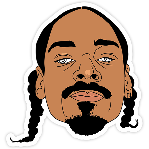 Car & Motorbike Stickers: Snoop Dogg