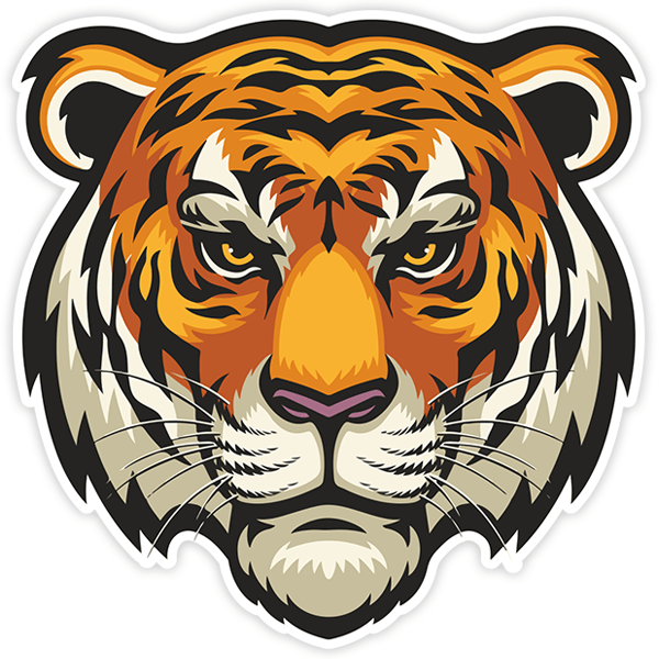 Car & Motorbike Stickers: Staring Tiger