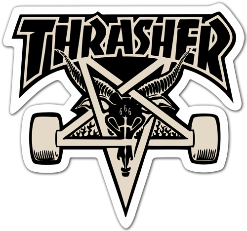 Car & Motorbike Stickers: Thrasher