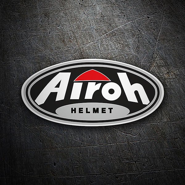 Moto  AIROH  Helmets lot de 2 Autocollant 