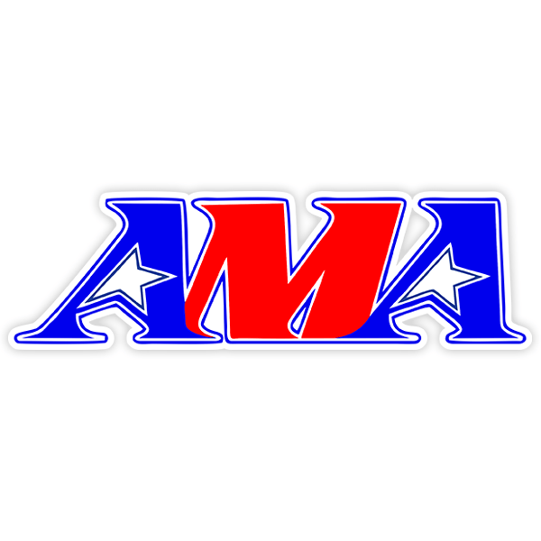 Car & Motorbike Stickers: AMA Motor Logo