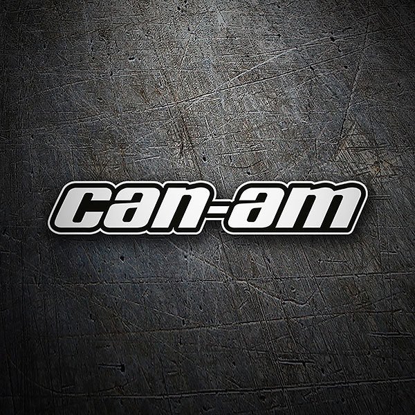 Car & Motorbike Stickers: Can-Am typography