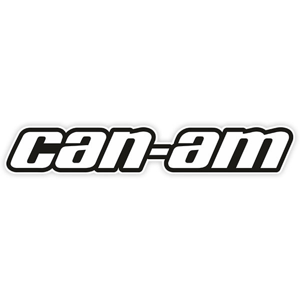 Car & Motorbike Stickers: Can-Am typography