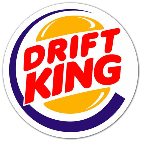 Car & Motorbike Stickers: Drift King