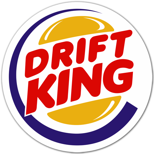 Car & Motorbike Stickers: Drift King