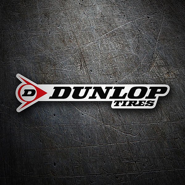 Car & Motorbike Stickers: Dunlop Tires Logo
