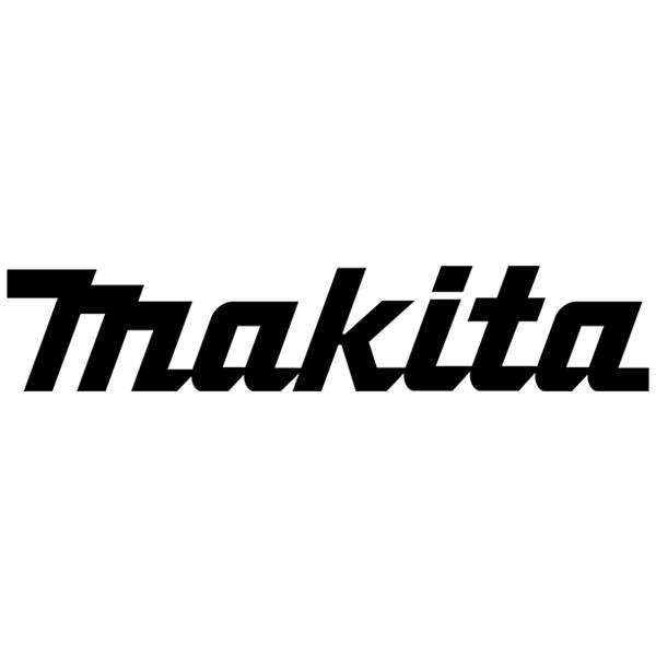 Car & Motorbike Stickers: Makita logo