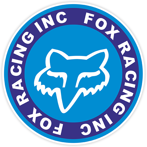 Car & Motorbike Stickers: Fox Racing circular