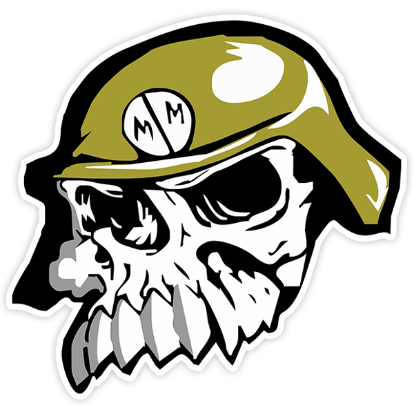 Car & Motorbike Stickers: Logo Metal Mulisha