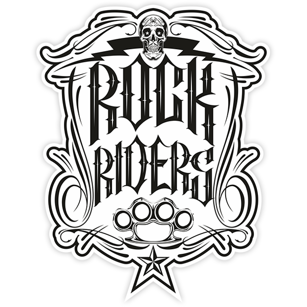 Car & Motorbike Stickers: Rock Riders