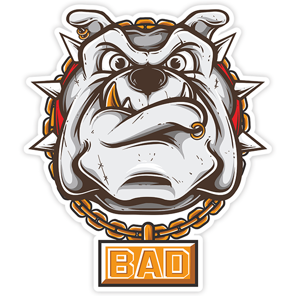 Car & Motorbike Stickers: Bulldog Bad