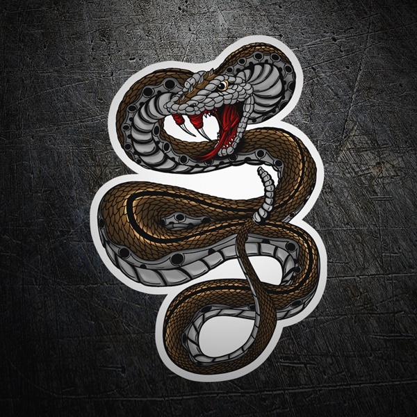 Car & Motorbike Stickers: Rattlesnake