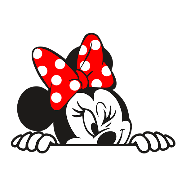 Car & Motorbike Stickers: Minnie