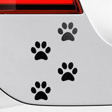Car & Motorbike Stickers: Dog Tracks 2