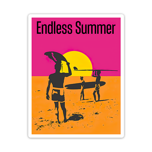 Car & Motorbike Stickers: Surf Endless Summer