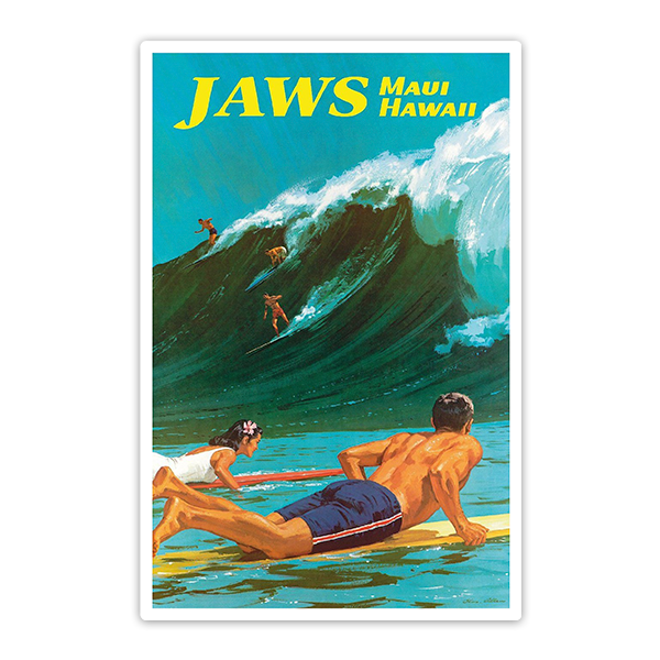 Car & Motorbike Stickers: Jaws Maui Hawaii