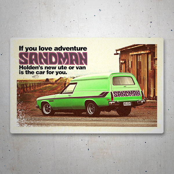 Car & Motorbike Stickers: Surf Sandman