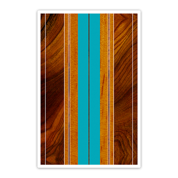 Car & Motorbike Stickers: Surfboard Texture