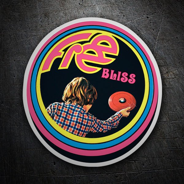 Car & Motorbike Stickers: Frisbee