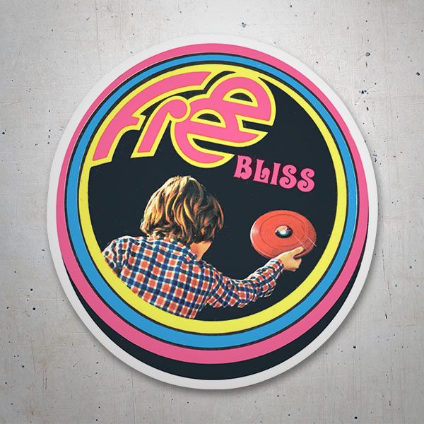 Car & Motorbike Stickers: Frisbee