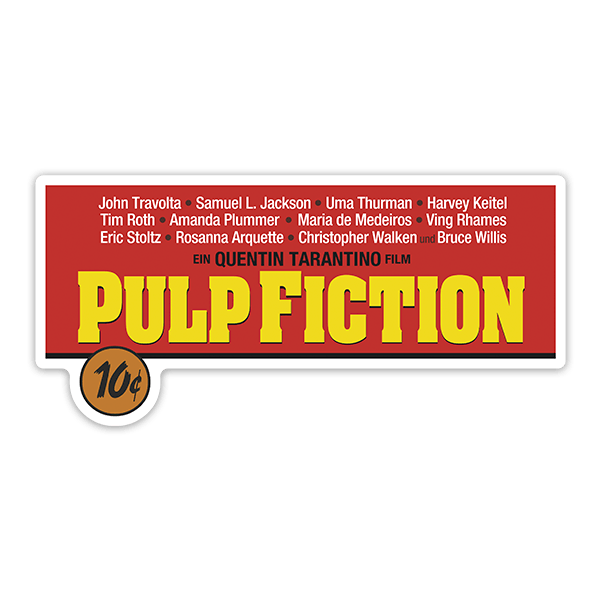 Car & Motorbike Stickers: Pulp Fiction Distribution