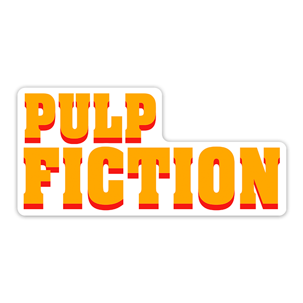 Car & Motorbike Stickers: Pulp Fiction Film