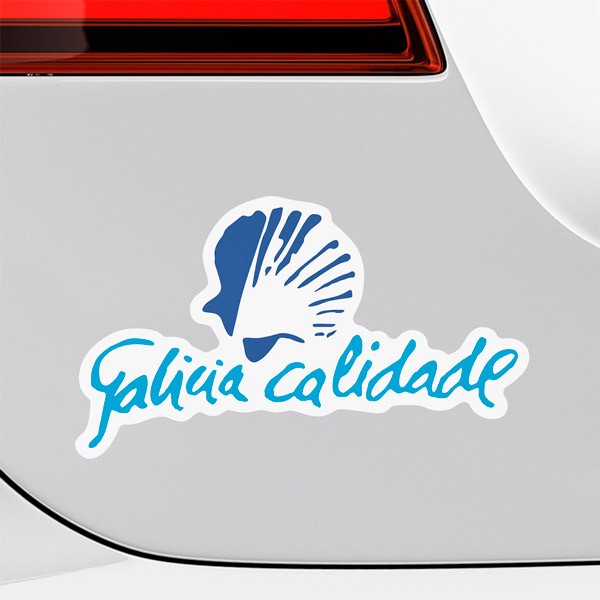 Car & Motorbike Stickers: Galicia Calidade Colour