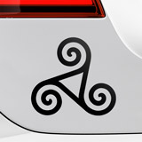 Car & Motorbike Stickers: Trisquel Celtic Galicia 3