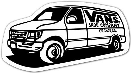 Car & Motorbike Stickers: Vans Van